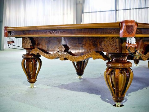Бильярдный стол как произведение искусства