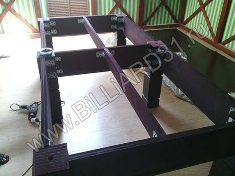 Бильярдный стол с игровой плитой из ЛДСП – доставка и сборка
