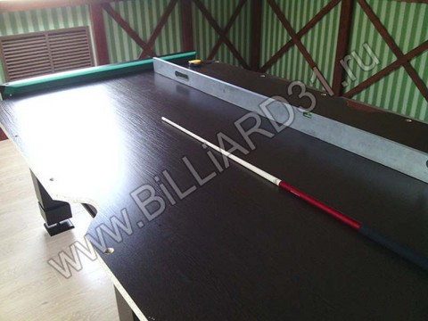 Бильярдный стол с игровой плитой из ЛДСП – доставка и сборка