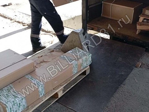 Доставка профессионального бильярдного стола АРСЕНАЛ II (Белгород, Дубовое)