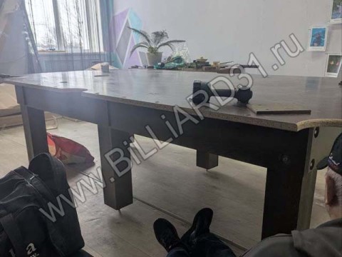 Сборка бильярдного стола СИБИРЬ 9 футов ЛДСП в Чернянском районе Белгородской области