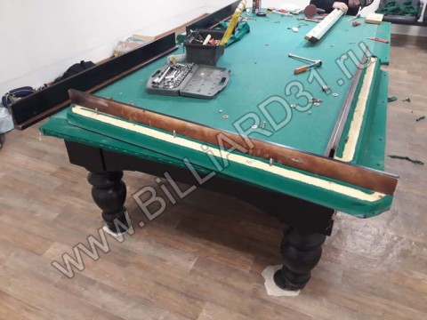Реставрация бильярдного стола 10 футов от 'Старт' в Валуйках Белгородской области