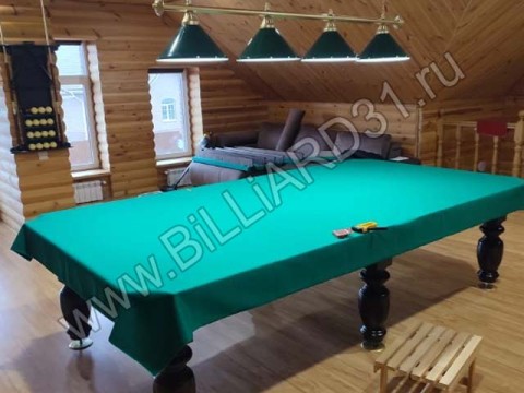 Сборка профессионального бильярда АРСЕНАЛ II 10 футов на сланце (Белгород, Дубовое)