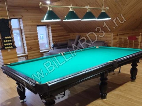 Сборка профессионального бильярда АРСЕНАЛ II 10 футов на сланце (Белгород, Дубовое)