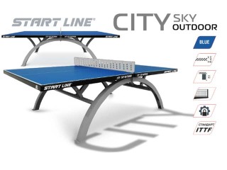 Купить теннисный стол для игры на улице - антивандальный City Sky