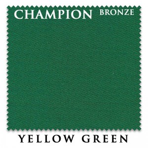 Купить бильярдное сукно CHAMPION BRONZE 195 см yellow green в Белгороде