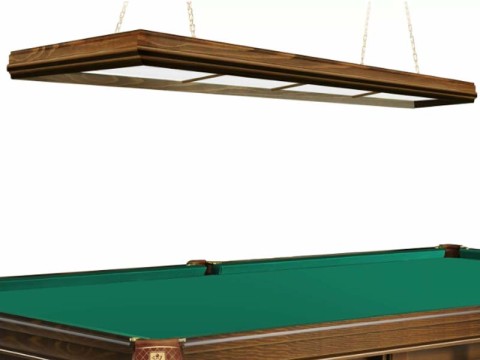 Купить бильярдную лампу Evolution Версаль 4 секции сосна
